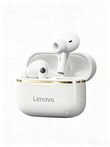 Lenovo EA230-5.4 蓝牙耳机：入耳式降噪、低延迟、高清通话、立体声、兼容多种设备 - 櫻花白 - 查看 1