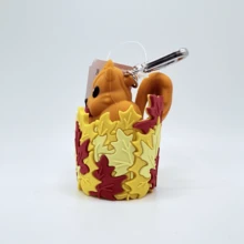 Keychain Holder With Random Gel Included, Bath, B&BW Original Silicone Figures, Body, Halloween, Dog, Heart, Chocolate, Autumn, Teacher - 芥末黃 - 查看 2