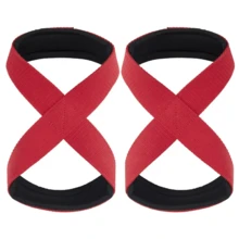 2 Buah Tali Pengikat Pergelangan Tangan Berbantalan Bentuk Angka 8 untuk Angkat Beban (Deadlift), Angkat Beban, Latihan Angkat Berat, Pull-Up, Palang Horizontal, Gym, dan Kebugaran - MultiWarna - View 12