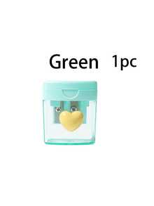 1/2pcs Macaron Color Pencil Sharpener, Heart Decorated Pencil Sharpener, Transparent With Lid Pencil Sharpener, Macaron Color, Pencil Sharpener, Rotating Pencil Sharpener, Transparent With Lid Pencil Sharpener, Back To School Essential, Gift For Family And Friends, Back To School Essential, Teacher Gift - Multicolor - View 17
