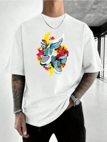 Men T-Shirts - White - View 2