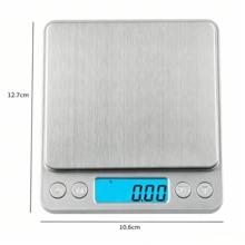 Kitchen Scales - فضي - مشاهدة 10