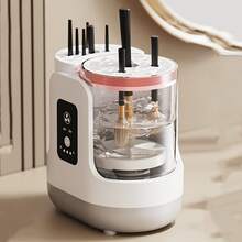Electric Makeup Brush Cleaner, Wash & Dry All-In-One, One-Click Deep Cleaning/Stain Removal + Fast Air Drying Ready To Use, Gentle On Bristles, USB Powered, Compact & Elegant, Great Gift For Girls - Handheld Scrubber - View 11