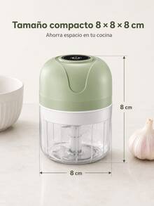 Electric Garlic Beater & Garlic Stamper - Blue - View 6