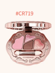 COLORROSE 西式復古眼影盤 4色眼影盤 霧面與閃耀眼影粉 附鏡 高顯色 長效不褪色 絲滑輕盈 亮色修容腮紅粉 一盤式彩妝盤 - CR719 - 查看 4
