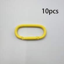 5/10/20pcs Gantungan Kunci Bulat Aneka Warna - Klip Pegas Tahan Lama Cocok untuk Kunci, Tas, Botol Minum, dan Ransel - Carabiner landasan pacu - View 18