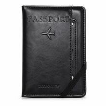Premium PU Leather Travel Wallet, Unisex, With RFID Blocking Function, Can Store Passport, Cards And Documents, Suitable For Flights, Cruises, Vacations And Business Trips - Multicolor - View 14