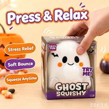 1 buah Mainan Squishy Hantu Gila Lucu dengan Daya Pantul Lambat, Bahan Elastis Lembut Tahan Deformasi, Sentuhan Lembut dan Menyejukkan, Lepaskan Emosi Negatif Kapan Saja Di Mana Saja - MultiWarna - View 7