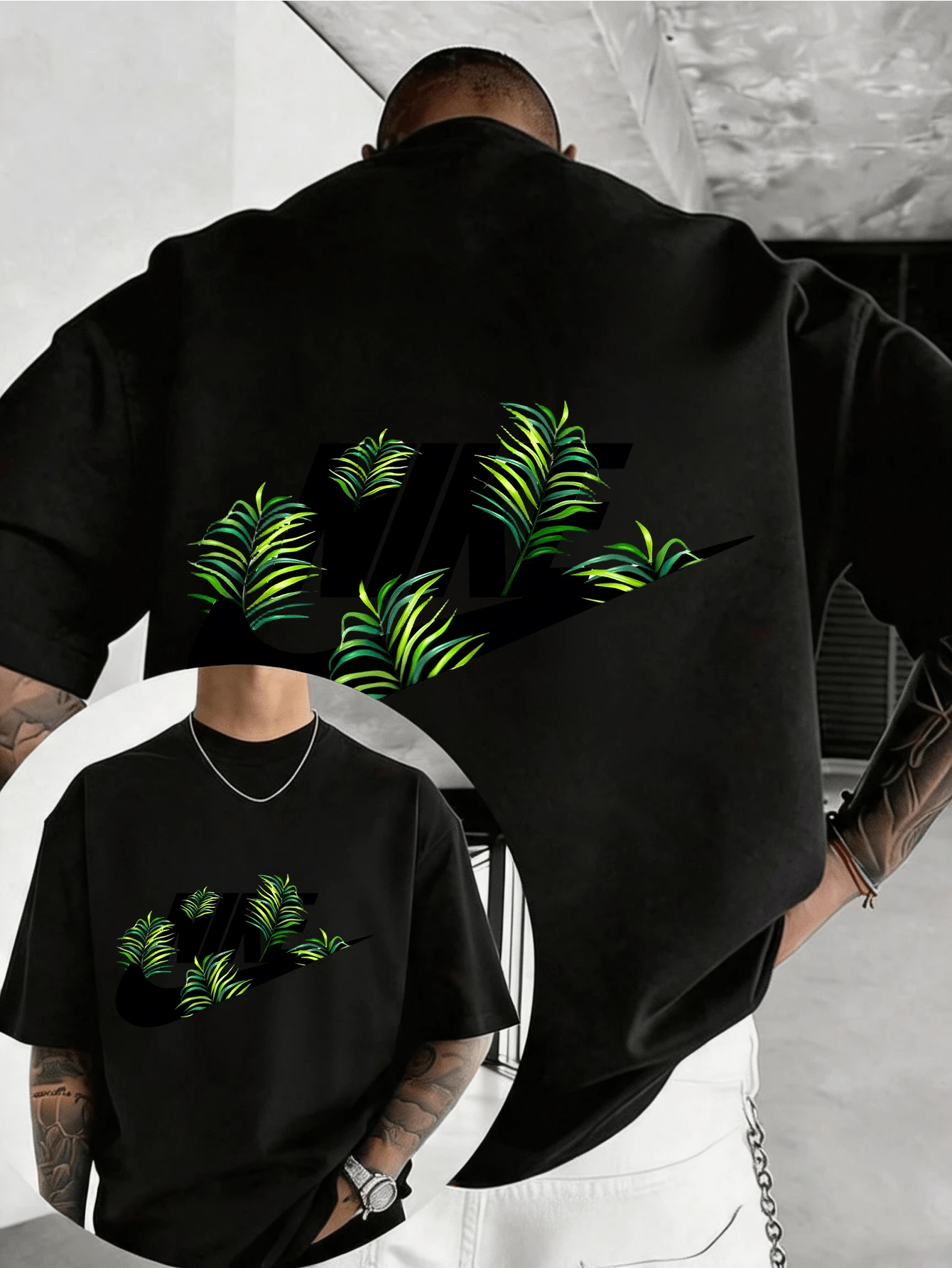 Men T-Shirts - Black - View 1