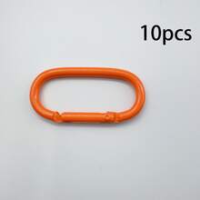 5/10/20pcs Gantungan Kunci Bulat Aneka Warna - Klip Pegas Tahan Lama Cocok untuk Kunci, Tas, Botol Minum, dan Ransel - Carabiner landasan pacu - View 16