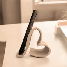 حامل هاتف على شكل قلب، ديكور مكتبي بسيط، حامل هاتف محمول - A - مشاهدة 2