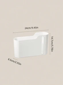 1 hộp đựng túi rác treo tường không cần khoan, hộp sắp xếp túi nhựa, phù hợp cho phòng trẻ em - Nhiều màu - Xem 9