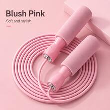 Sports Outdoor Foam Grip Smooth Bearing Jump Rope, PVC Coated Steel Wire Fitness Jump Rope, Portable Fitness Equipment, Adjustable Length, Suitable For Men And Women, Applicable For Home Gym, Outdoor Workout And Weight Loss Training - Multicolor - View 9