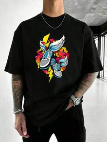Men T-Shirts - Black - View 2