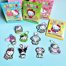 Gantungan Kunci Akrilik Sanrio Gaya Pixel Lucu Hello Kitty & Kuromi Blind Bag, Gantungan Tas Mini dari Bahan Akrilik, Desain Pola Kartun, Cocok untuk Dekorasi Tas DIY, Dekorasi Ransel, dan Aksesori Kunci. Kejutan Kecil yang Ideal, Hadiah Seru untuk Pesta Ulang Tahun, Hadiah Permainan Bingo, Pengisi Tas Bingo, dan Hadiah di Kelas, Sempurna untuk Hadiah, Koleksi, dan Menambah Nuansa Lucu dalam Kehidupan Sehari-hari (Berbagai Gaya Acak) - MultiWarna - View 7