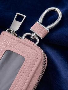 XD Pink Silver Star Mini Kids Coin Purse/Key Organizer, Simple Versatile Cute Girls Wallet Card Holder, Portable Small Bag For Summer Travel And Outings, Mother's Day Teacher's Day Graduation Birthday Gift For Girls - Multicolor - View 3