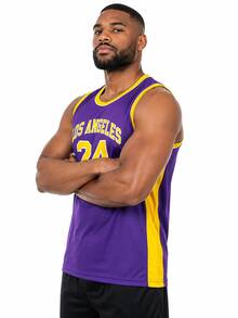Men's Sports Tank Top For Sports Activities, Gym, And Casual Wear - Purple Los - View 3