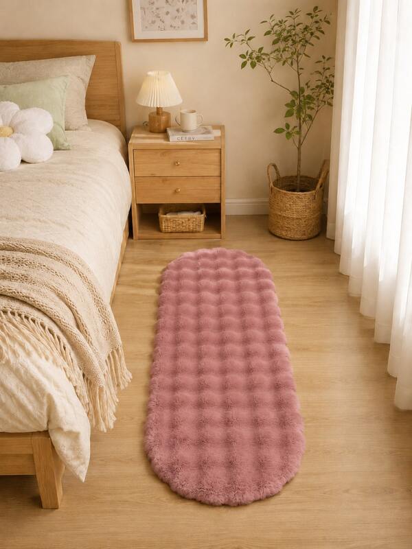 Soft Fluffy Rug Pink Area Rug,For Bedroom,Living Room,Study,Office,Plush Bedroom Rugs,Washable & Non-Slip,Cute Rug,Faux Fur Rug,Living Room Rug,Shaggy Rug,Bedroom Rugs,Bedside Rug,Decorative Rug,Bedroom Decor,Home Decor,Room Decorations