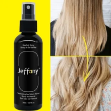 Jeffany Sea Salt Spray For Hair Adds Instant Volume, Texture, Light Hold, Sea Salt Spray For Hair Styling Dry Texture Spray For Hair, Hair Texturizer Wavy Volumizing Spray, Hair Texture Spray, Curl Spray, Beach Waves Spray For Men - Travel Size - View 5