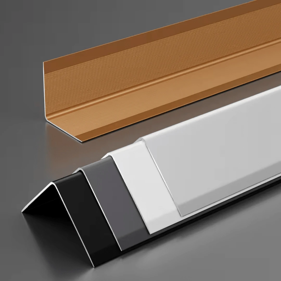 3pcs 50cm/19.68in Decorative Metal Aluminum Wall Corner Guards Wall Edge Protectors