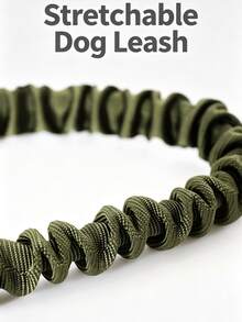 Conjunto de Coleira e Guia de Nylon Ajustável para Cachorro, Equipamento de Passeio Anti-Puxão Resistente de Cor Sólida, Durável para Cães Pequenos, Médios e Grandes, Passeio Diário, Caminhada e Treinamento de Cães - Multicolorido - Visão 4