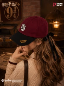 Harry Potter Baseball Cap Sun Hat With Bow Ribbon, Cute Four Houses Embroidery, Suitable For Students, Women, Daily Wear, Halloween, Christmas, Birthday Party Gift - Multicolor - View 7