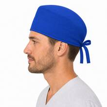 Solid Color Polyester (Polyester) Work Cap Sports All-Season Short Hair Hat Men's Adjustable Elastic Lightweight - Short Hair Cap - View 3