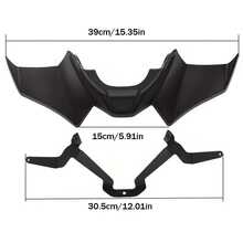 Front Spoiler Wing For MT-07 SP 2021-2023, Dedicated Plastic Aerodynamic Wing For Street Motorcycles - Motorcycle Bird Beak No. 14 - View 4