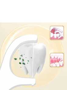 Kit 300un Fio Dental Individual Descartavel Com Haste Floss Pick Sem Sabor - Multicolorido - Visão 6