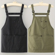 1 buah Celemek Dapur Tahan Air dan Anti Noda - Kain Tahan Air dan Mudah Dibersihkan, Tali Bahu Ringan yang Dapat Diatur, Saku Besar, Bernapas. Cocok untuk Memasak, Memanggang, dan Membakar, Cocok untuk Dapur Rumah dan Restoran. - MultiWarna - View 8