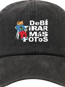 Boné Trucker Clássico Vintage Y2K Lavado "Frog" Original, Boné Unissex Masculino e Feminino, Adequado para Todas as Estações Primavera Verão Outono Inverno, Presente Perfeito para Dia dos Namorados, Despedida de Solteiro, Dia dos Pais, Dia das Mães, Dia do Professor, Volta às Aulas, Halloween, Noiva, Estudante, Professor, Essencial para Viagens de Verão Femininas Praia Litoral, Boné de Praia Feminino, Essencial para Casamento de Noiva, Acessórios Femininos em Rosa, Preto Porto Rico, Boné Trucker Casual Feminino - Tamanho único. - Visão 4