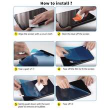 3PCS Paper Screen Protector Compatible With Samsung Galaxy Tab / 2024 / Pad Se / HONOR Pad / Surface Pro/Mi Pad , Matte Finish Film Compatible With HUAWEI MatePad Air , Write As Paper/High Sensitivity/Anti Glare, Compatible With Apple Pencil - 3Pcs - View 6