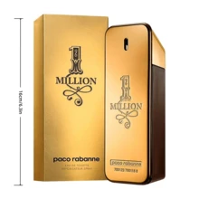 One Million Eau de Toilette 100ml - Fragrância masculina de longa duração com notas cítricas, canela e âmbar - Perfume masculino de luxo em spray - Presente ideal para homens - Frutado e cítrico - Visão 6