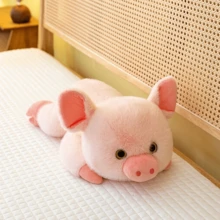 1pc 30cm/11.81in Cute Pig Plush Doll, Creative Cute Plush Pillow, Soft Heart-Shaped Cushion, Birthday, Valentine's Day Gift, Holiday Party Home Decor, Christmas Party Small Gift - Multicolor - View 15