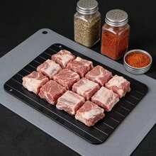 Cutting Board, Household Kitchen Cutting Board, Double-Sided Fruit And Vegetable Board, Frozen Meat Defrosting Tray. Faster And Safer Defrosting Method, Large Defrosting Tray, Defrosting Through Natural Heating. - Multicolor - View 9