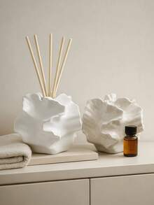 1 pieza Botella difusora de arte moderno, Difusor de varillas de doble uso & Contenedor de piedra aromática, Disponible en múltiples colores, Regalo de decoración de fragancia para el hogar creativo - 1PC - Ver 3