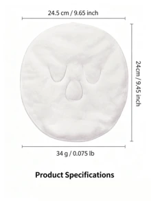 1/2pcs Facial Cold Compress Towel, Cooling Mask, Relieve Fatigue, Aid Sleep, Hot Compress Face Mask, Facial Towel, Beauty Salon Mask Towel, Three-Hole Ear Loop Design, Facial Steam Cold/Hot Compress Towel, Reusable Cold/Hot Compress Facial Towel, Suitable For Daily Use, Ice Compress Eye Mask, Soothing Ice Compress Eye Mask - Multicolor - View 7