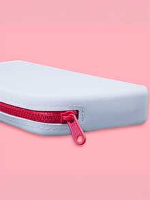 1 pezzo Borsa quadrata piccola in silicone per conservare monete, rossetto, carta bancaria, auricolari, borsa con cerniera per chiavi portatili, portafoglio da donna, portamonete - Multicolore - Visualizzare 7