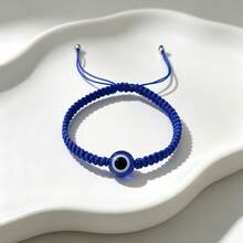1pc Handmade Devil's Eye Bracelet, Fashion Accessory For Women, Men, Couples, And Friends - One Size Fits All - View 18