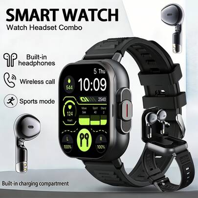 Smartwatch, kabellose Anrufe/Wählen, mehrere Sportmodi, Anrufbenachrichtigung und -ablehnung, Nachrichtenbenachrichtigung, geeignet für Männer und Frauen, kompatibel mit iOS/Android