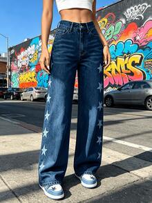 Women Jeans - 2066藍色 - 查看 2