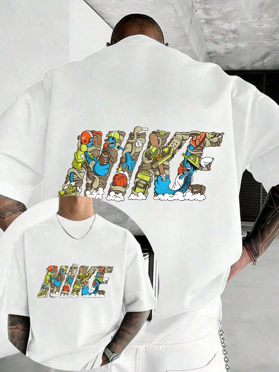 Men T-Shirts - 白色 - 查看 1