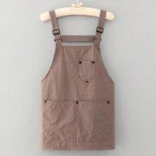 1 buah Celemek Dapur Tahan Air dan Anti Noda - Kain Tahan Air dan Mudah Dibersihkan, Tali Bahu Ringan yang Dapat Diatur, Saku Besar, Bernapas. Cocok untuk Memasak, Memanggang, dan Membakar, Cocok untuk Dapur Rumah dan Restoran. - MultiWarna - View 12