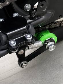 Motorcycle Chain Tensioner, Universal Spring Loaded Automatic Chain Adjuster With Guide Roller, Heavy Duty Metal Bolt-On Chain Tensioning Roller, Suitable For Dirt Bikes, ATV, Quad Bikes, Pit Bikes, Scooters, Motorcycle Accessories, Motorcycle Equipment - A - View 5