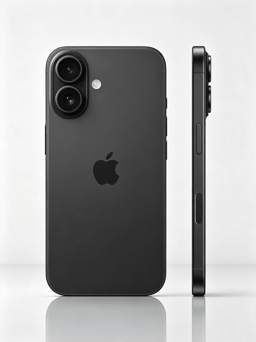 Apple IPhone 16 128G Black, Dual ESIM 5G Unlocked Smartphone, Daily Communication Device, Office Work Mobile Phone, Vlog Shooting & Entertainment Companion - Black - View 1