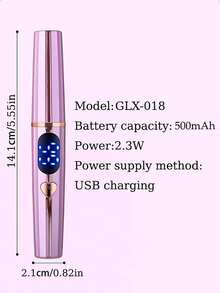 New Electric Eyelash Curler With Heating Clip And Battery Display, Long-Lasting Styling, Rechargeable, Portable Electric Heated Eyelash Curler, Electric Eyelash Curler - Multicolor - View 2
