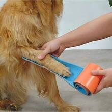 2pcs Pet Dog & Cat Foam Fracture Splints, Front & Limb Emergency Support Braces - Veterinary Emergency Supplies, Comfortable & Durable Animal Rehabilitation Aid, Pet Owners Can Cut Any Splint, Odorless Material With Long-Lasting Shaping, Suitable For All Sizes Of Dogs & Cats, Includes 1 Roll Of Random Bandage - Multicolor - View 4