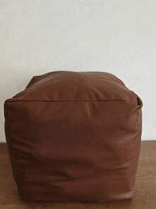 Artificial Leather Storage Bean Bag Cover, With Storage Function, Providing Convenient Space For Storing Old Clothes And Household Items. Note: This Product Only Includes The Fabric Cover, Not The Internal Filling. - Multicolor 1 - View 11