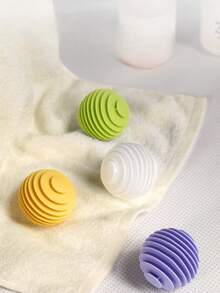 Reusable Anti-Static Laundry Balls - Softens And Fluffs Clothes, Reduces Wrinkles And Static, Fabric Softener Alternative For Washing Machine - Laundry Balls - View 12