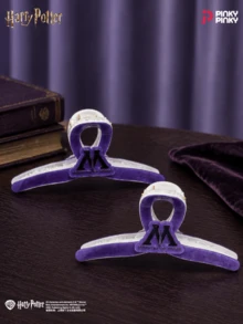 Harry Potter Hair Claw Clip Hair Accessories Ministry Of Magic Serise Purple Hair Claw For Commuting Outing Gifting For Girls Students Women - Multicolor - View 1